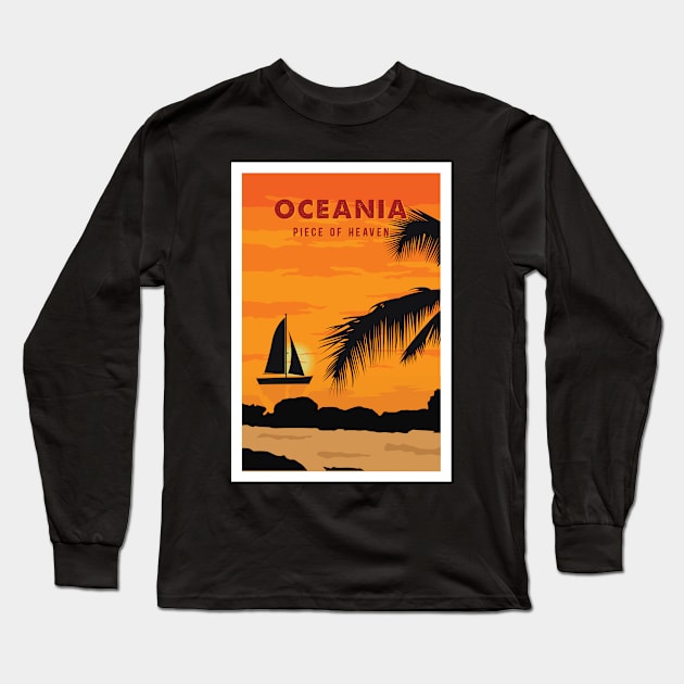 Oceania sunset Long Sleeve T-Shirt by NeedsFulfilled